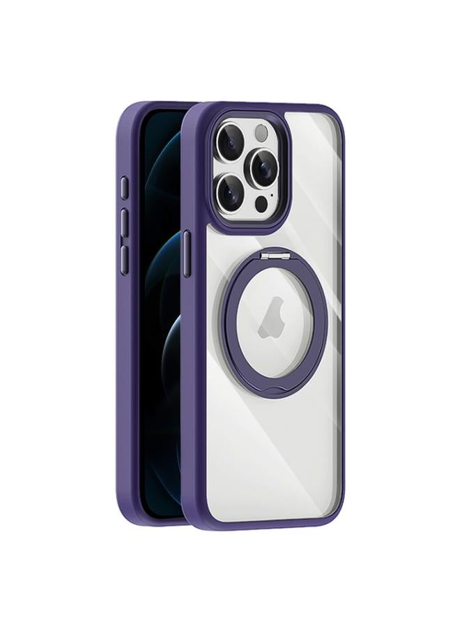 S-TOP Case For iPhone 12 Pro Max Transparent MagSafe Magnetic Holder Phone Case - Image 1