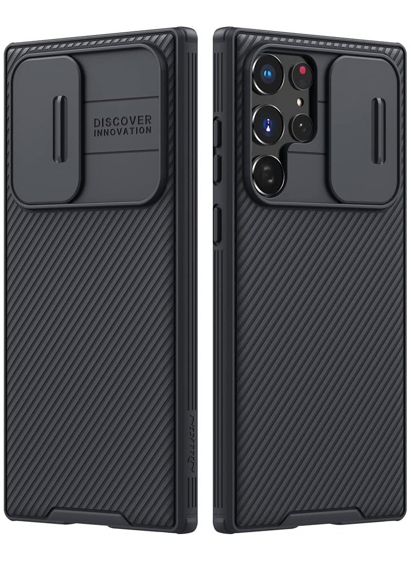 Nillkin Case Cover CamShield Pro  Case With Slide Camera For Samsung Galaxy S22 Ultra (Black) - Image 1