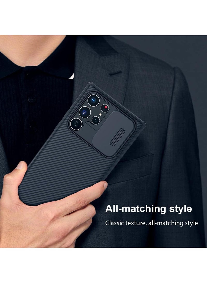 Nillkin Case Cover CamShield Pro  Case With Slide Camera For Samsung Galaxy S22 Ultra (Black) - Image 2