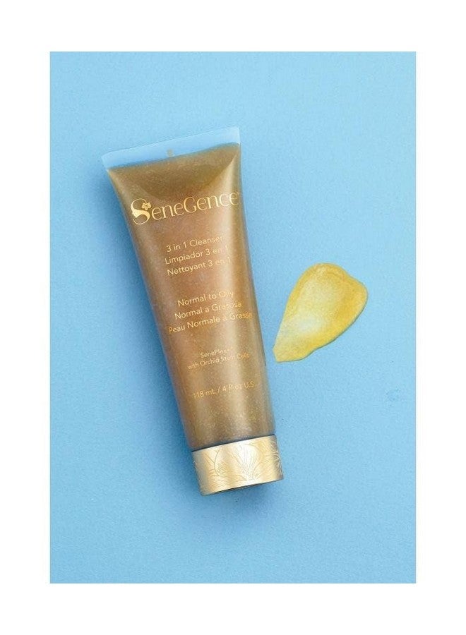 سينجينس منظف SeneGence 3 في 1 للبشرة العادية إلى الدهنية، 4 أونصة سائلة، منظف منقي ومقشر ومنشط مع مقشر البرتقال وميراكين لبشرة منتعشة ونقية - Image 3