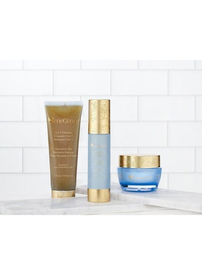 سينجينس منظف SeneGence 3 في 1 للبشرة العادية إلى الدهنية، 4 أونصة سائلة، منظف منقي ومقشر ومنشط مع مقشر البرتقال وميراكين لبشرة منتعشة ونقية - Image 4