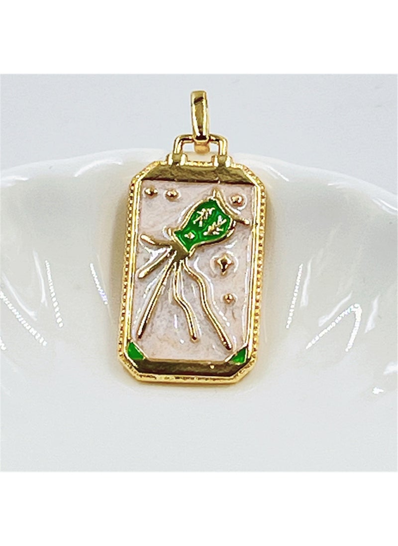 Generic Tarot Hand-Palm Pendant with Enamel Finish DMK424G-D2 