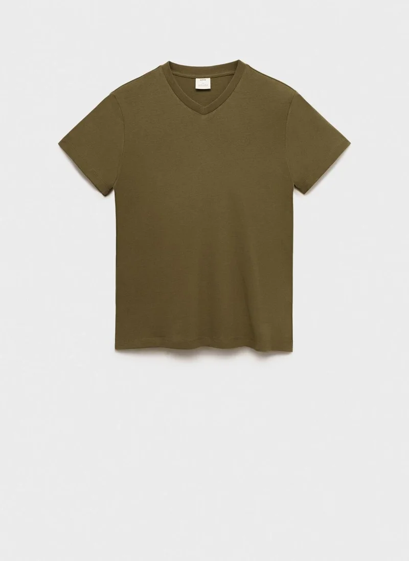 Mango Man V-neck T-shirt