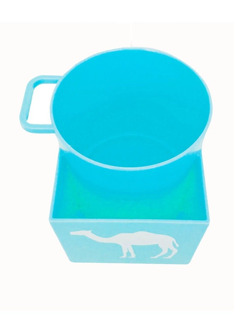 سلة حامل للشاطىء خاص بالرمل للمشروبات والهاتف الجوال  وغيرها، لون أزرق فاتح - Image 2