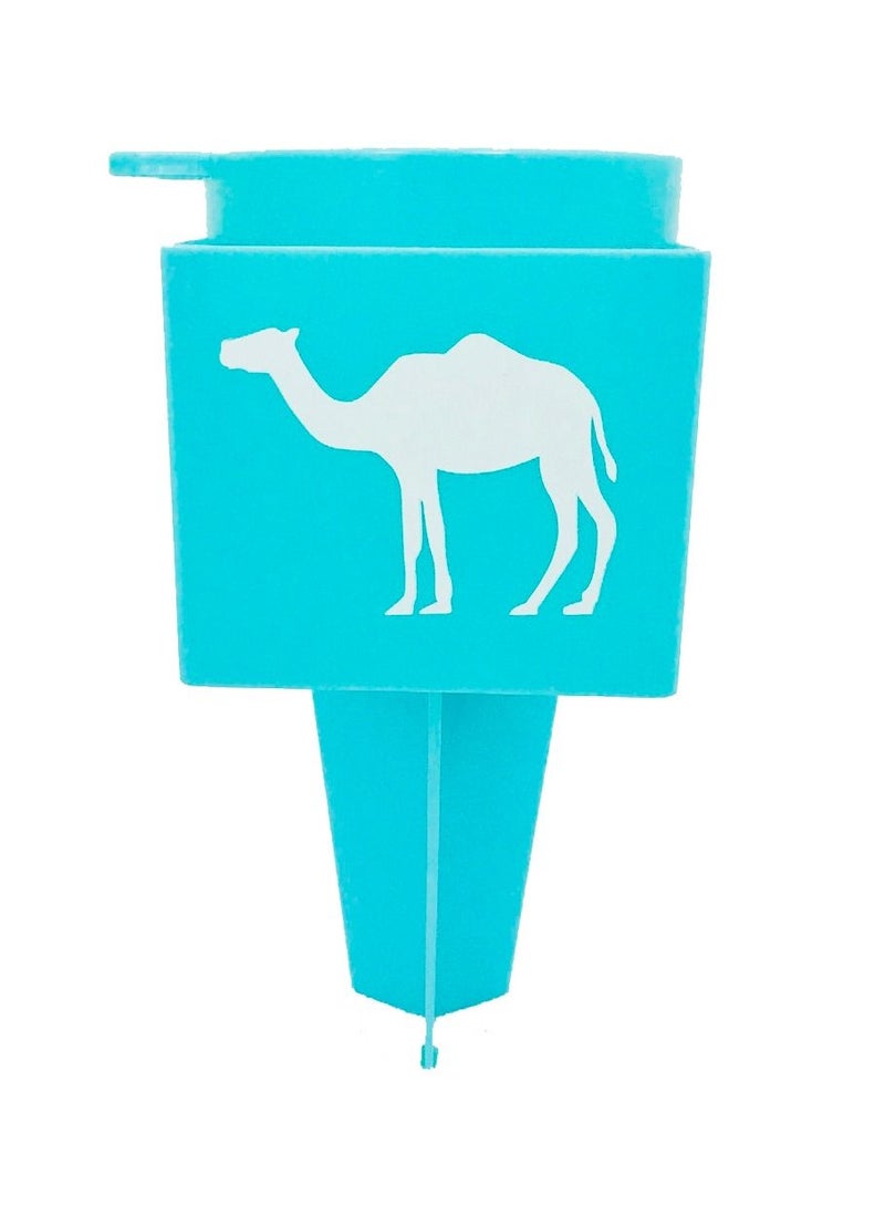 سلة حامل للشاطىء خاص بالرمل للمشروبات والهاتف الجوال  وغيرها، لون أزرق فاتح - Image 1