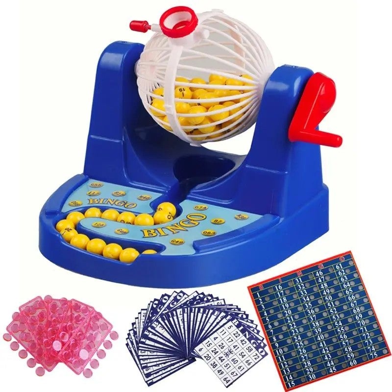 Y&D High Quality Bingo Game Entertainment Board Game - Family Fun for Adults & Kids - Paper Bingo Cards Set with Storage Box - Image 1
