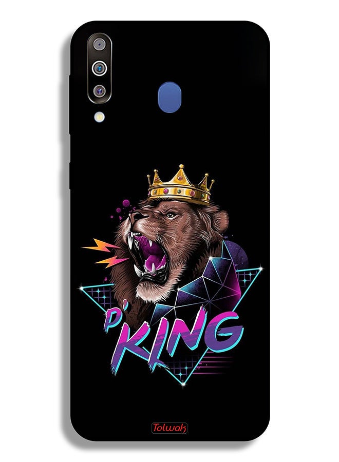 Tolwak Samsung Galaxy M30 Protective Case Cover Lion King Art - Image 2