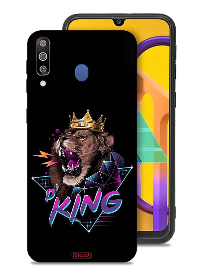 Tolwak Samsung Galaxy M30 Protective Case Cover Lion King Art - Image 1