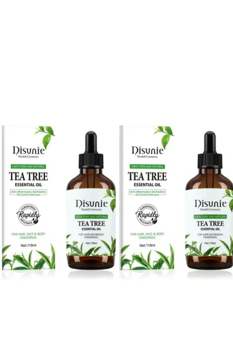 Tea Tree Pure Essential Oil 118 ml 2 pcs