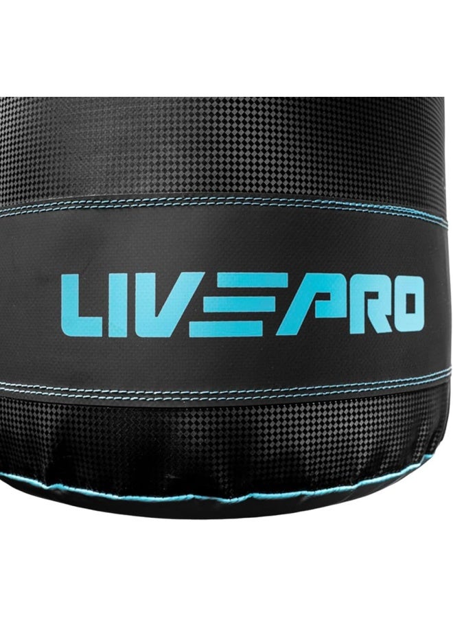LivePro Punching Bag LP8602 – 150cm 45KG Heavy Duty Boxing Bag Black & Blue | Professional Hanging Heavy Bag for Boxing, Kickboxing & MMA Training - Image 4