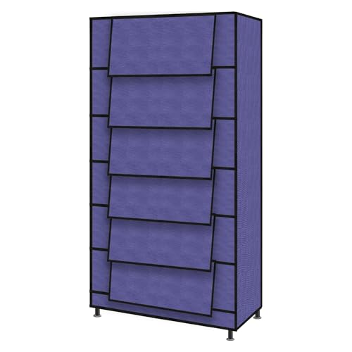 TRENDY Multipurpose Shoe Rack Cabinet 6 Layer All-in-one Storage Organizer with Dustproof Cover | Space-Saving Shoe Stand for Home, Wardrobe & Entryway - Image 1