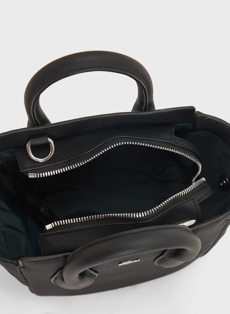 لاكوست Essentials Top Handel Zip Over Crossbody