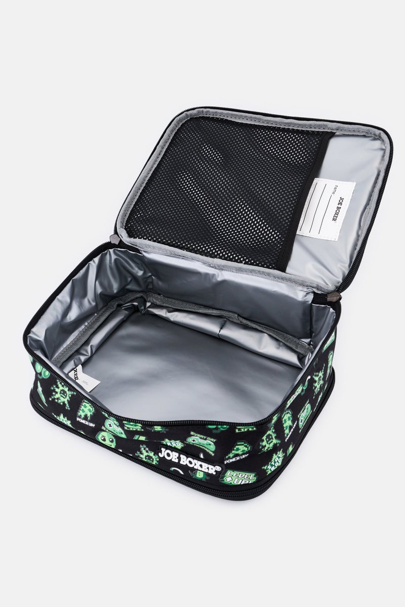 Joe Boxer Kids Boy Graphic Print Lunch Bag, Muticolor - Image 2