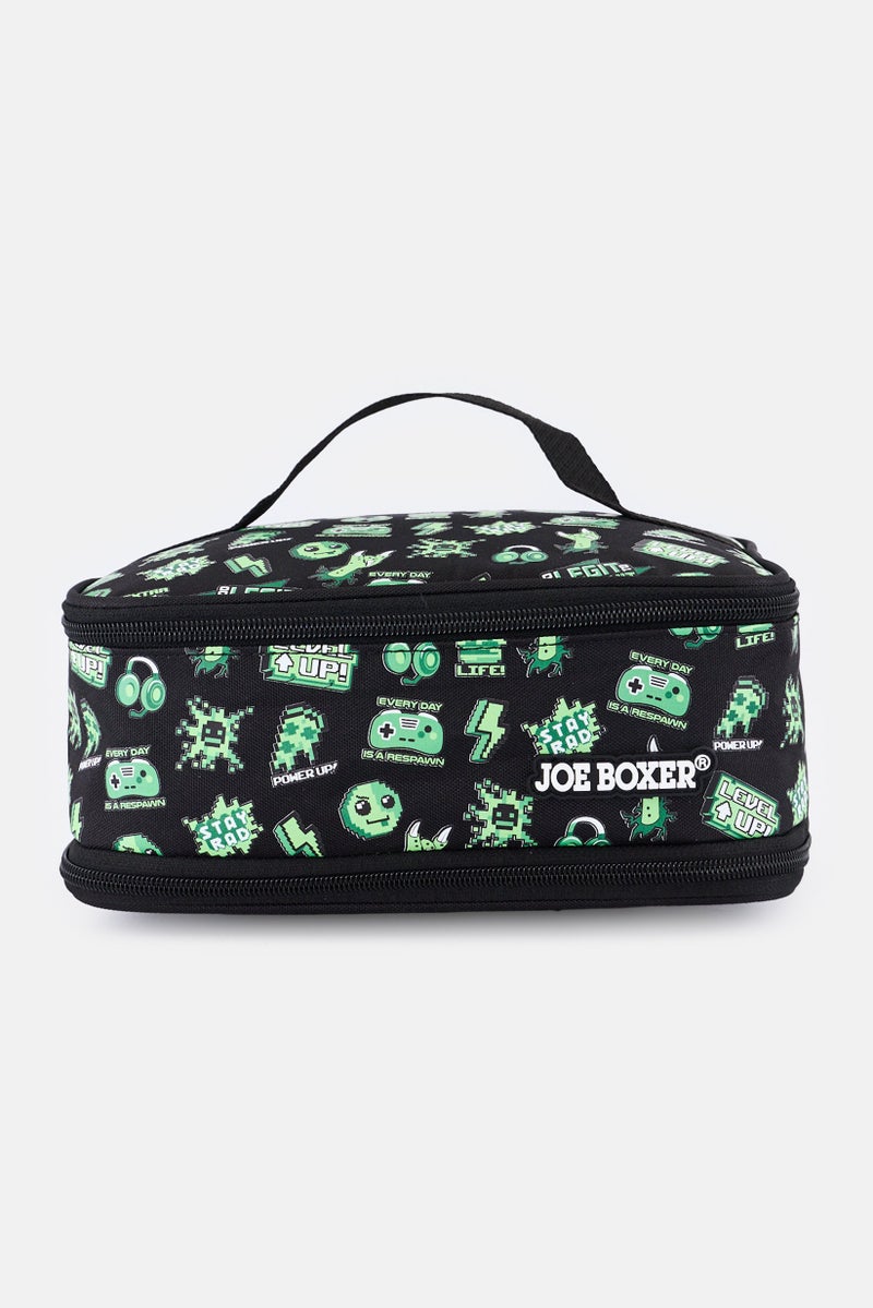 Joe Boxer Kids Boy Graphic Print Lunch Bag, Muticolor - Image 1