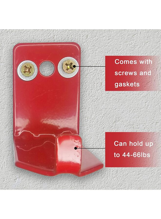 4PCS Fire Extinguisher Mount, Wall Hook, Fire Extinguisher Bracket up to 40 lbs Extinguishers, Suitable for Big and Small Fire Extinguisher, Holder for Dry Chemical - Image 3