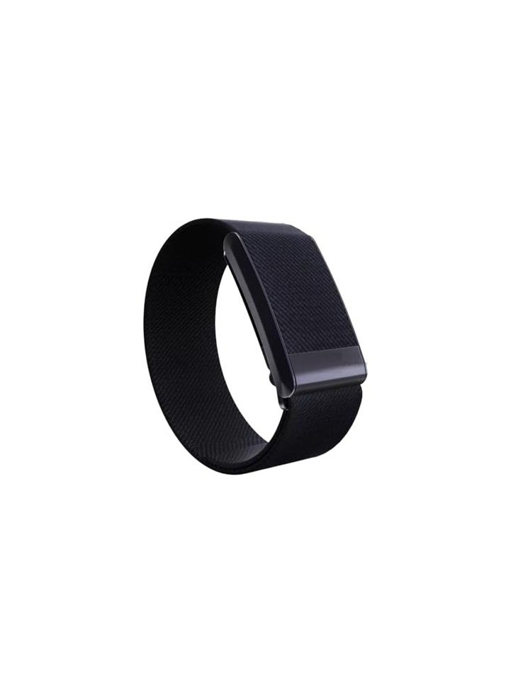 Generic Wristband strap for WHOOP Band 4.0, Stretchy Nylon Bands Enhanced Performance Comfort and Durability Easy to Use and Adjustable Compatible with the Whoop Replacement Wrist Bands (Black)  - Image 1