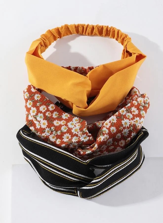 Take Two Pack of 3 - Printed Twisted Headband