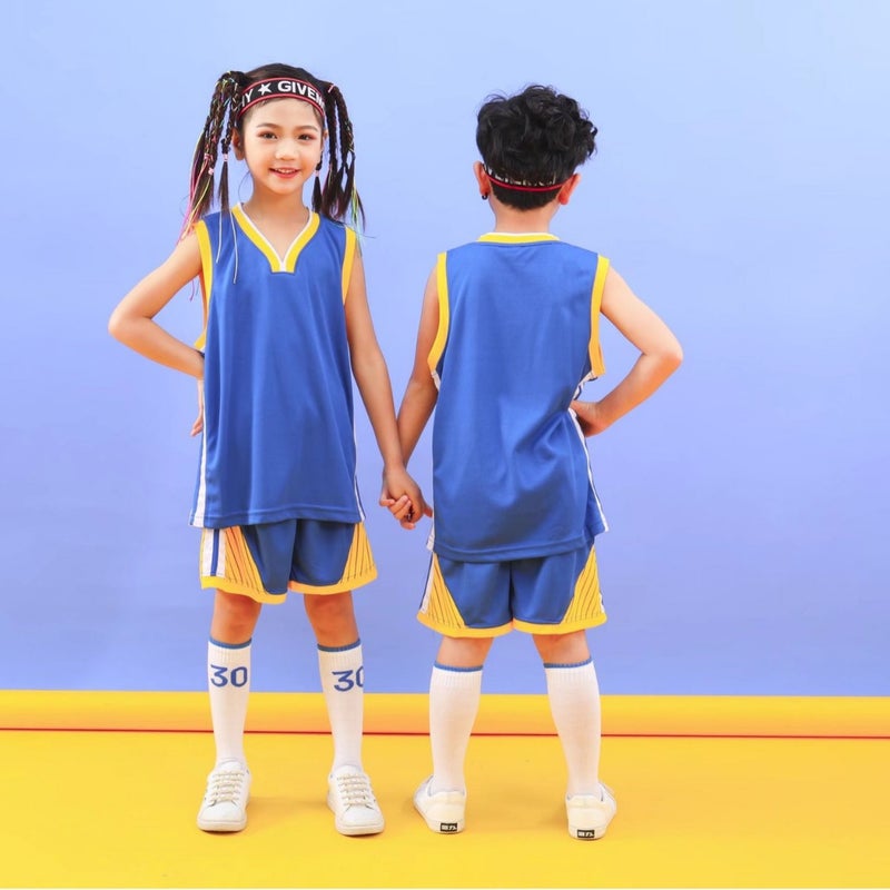 Lakers Rockets Bulls 76Ers Children'S Light Board Blank Edition Children'S Wear Basketball Uniform Suit Printing Diy Jersey Team Uniform - Image 5