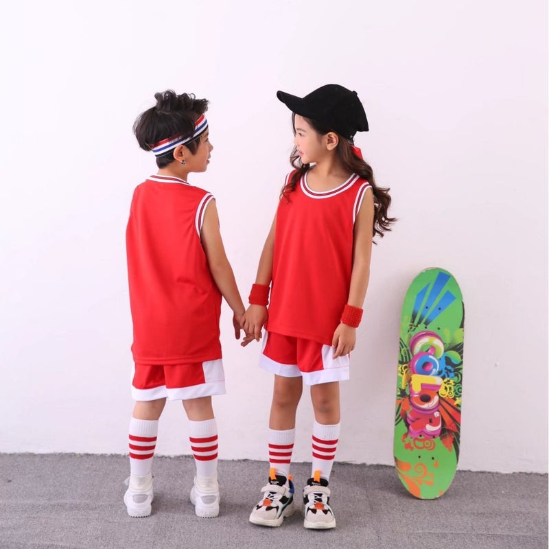 Lakers Rockets Bulls 76Ers Children'S Light Board Blank Edition Children'S Wear Basketball Uniform Suit Printing Diy Jersey Team Uniform - Image 3