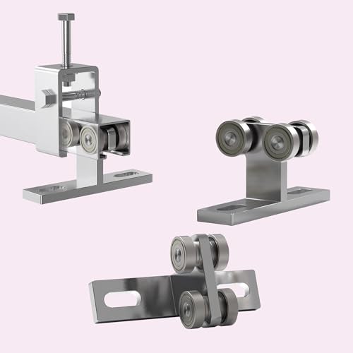 SIWOOD Hoist Trolley,Electric Hoist Installation Roller Trolley 4 Wheel Trolley Assembly Silent for use with 1-5/8" Wide and All 1-5/8" or Taller Strut Channel (Silver 2) - Image 5