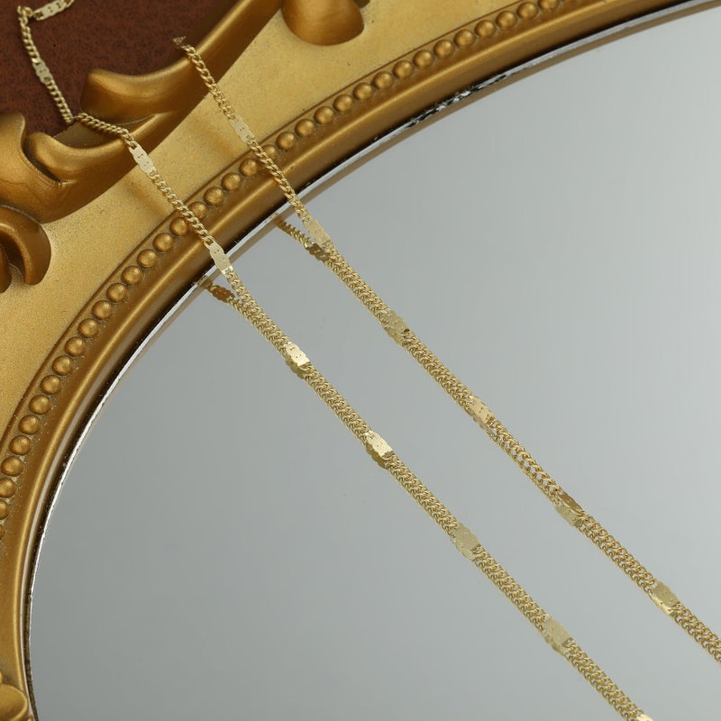 Hergory Lariat Gold Necklace for Women Trendy, Dainty 14k Gold Plated Layered Y Shaped Pendant Flat Chain Drop Long Necklaces Simple Jewelry for Women Gift - Image 5