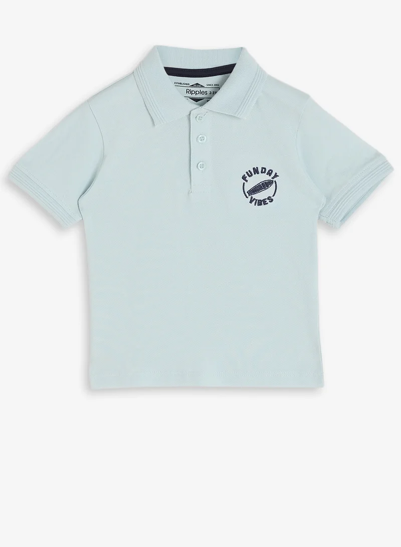 ريبلز مع نمشي Boys Regular Fit Polo Tee