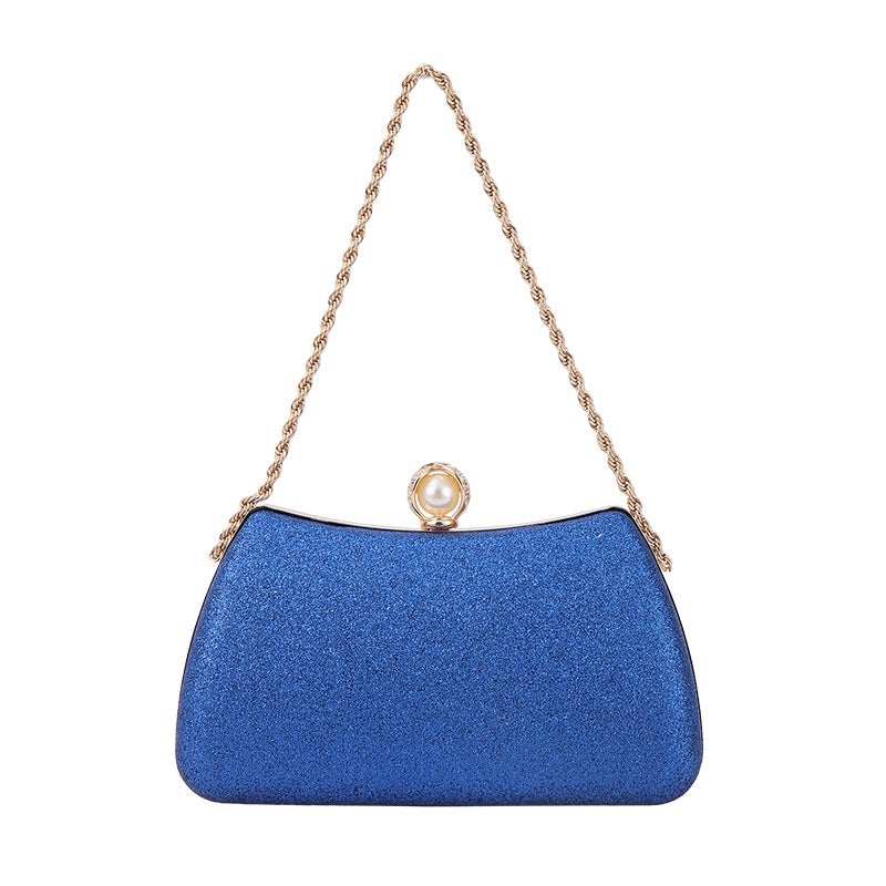 New Simple Fashion Clutch Diamond Bag Dress One Shoulder Crossbody Portable Cheongsam Bag Banquet Evening Bag - Image 4