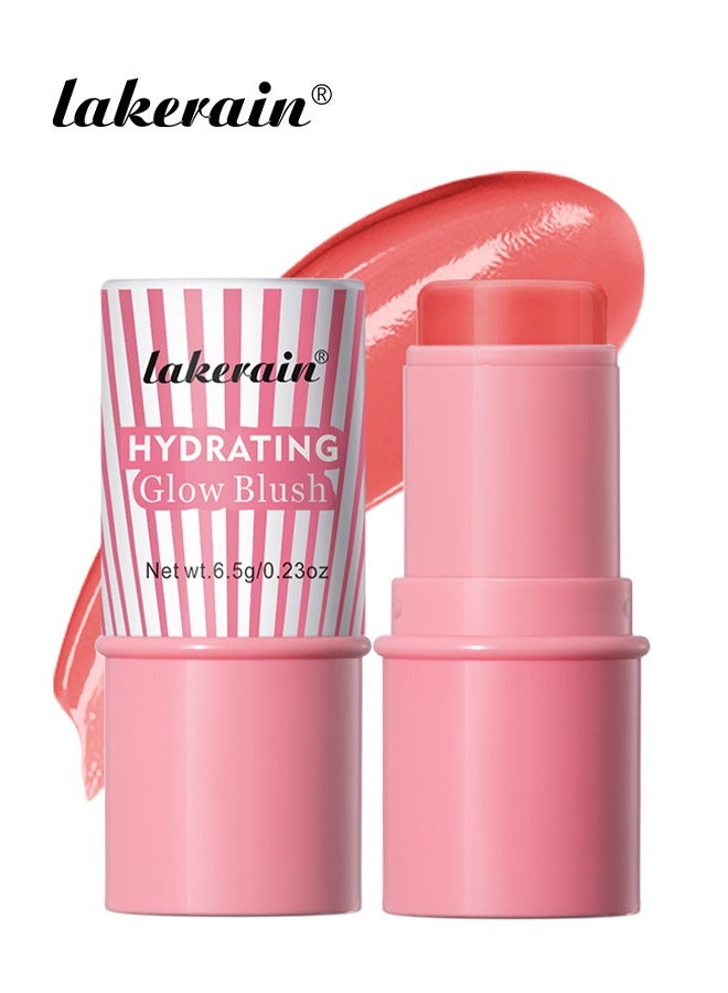 ليكرين أحمر الخدود المرطب المتوهج - الخدين والشفاه والعيون ، أحمر الخدود الكريمي 3 في 1 ، الترطيب والاحتفاظ بالمكياج طويل الأمد # 03 - Image 1