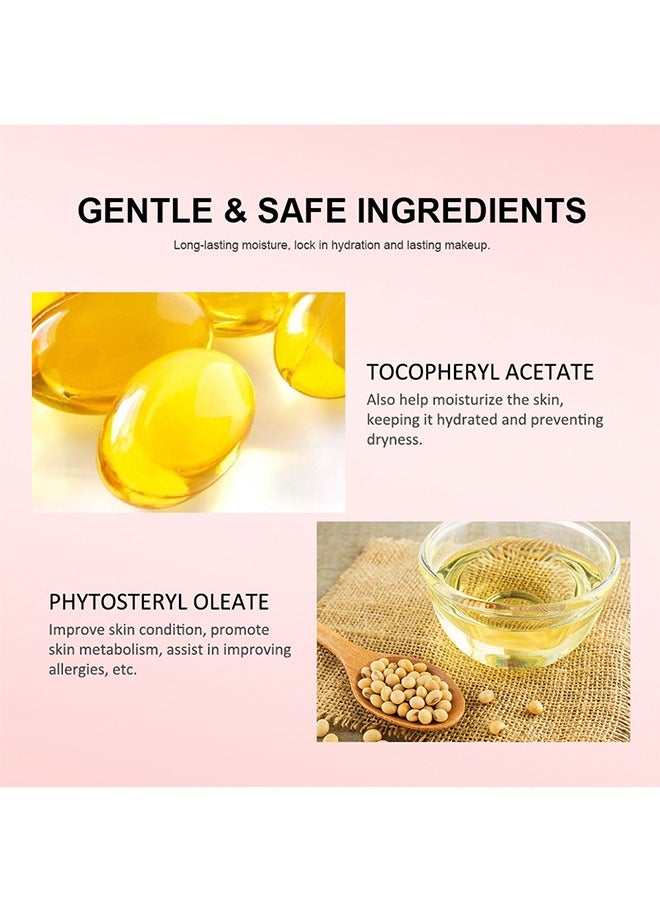 ليكرين أحمر الخدود المرطب المتوهج - الخدين والشفاه والعيون ، أحمر الخدود الكريمي 3 في 1 ، الترطيب والاحتفاظ بالمكياج طويل الأمد # 03 - Image 4