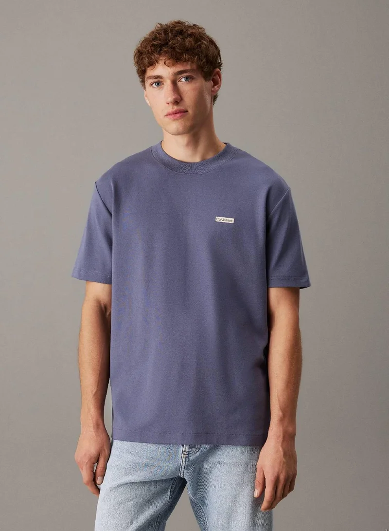 Cotton Stretch Badge T-Shirt