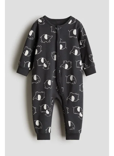 اتش اند ام Patterned sleepsuit