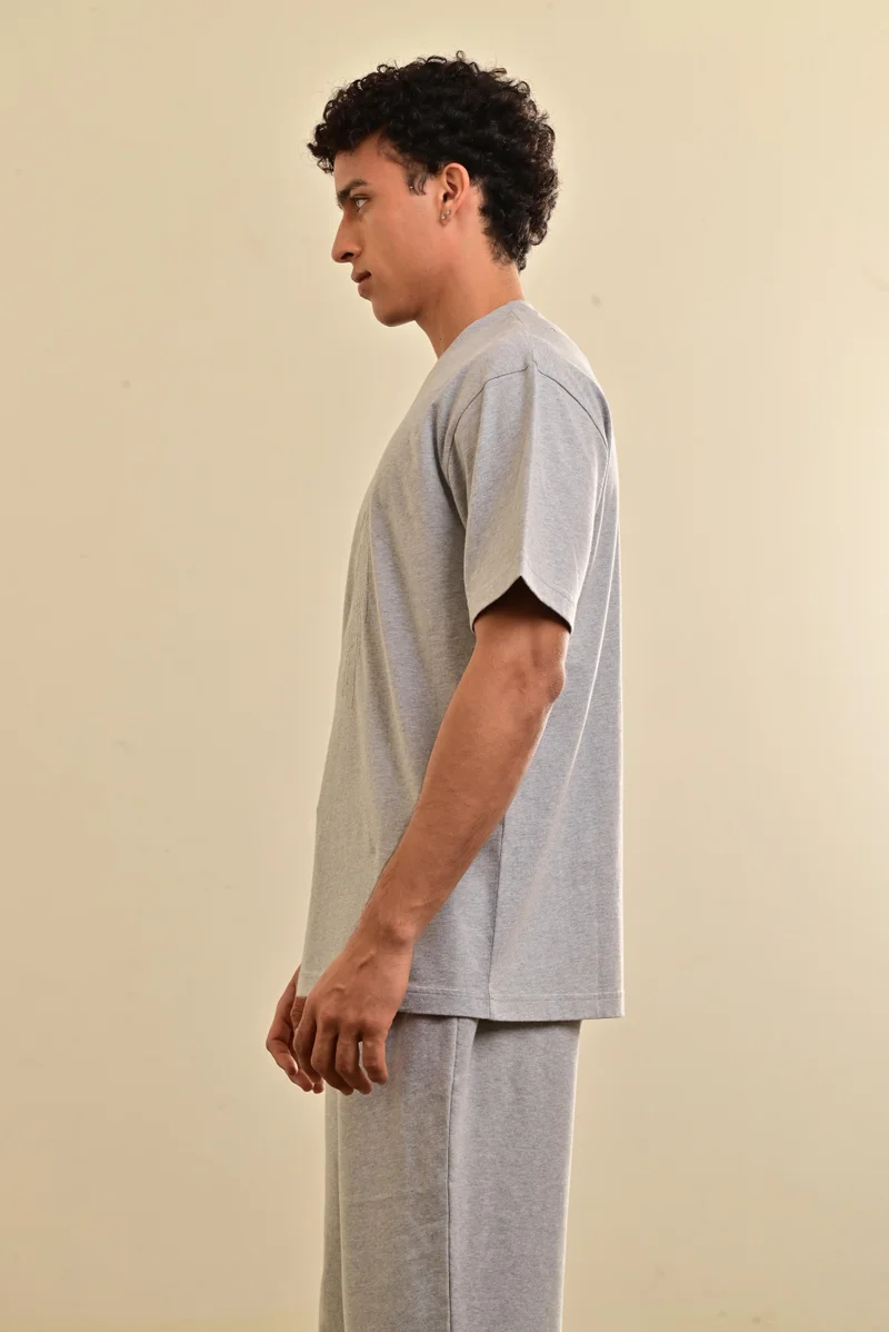 Esso5  Bleeding Logo Oversized Tee for Men | Best Price UAE