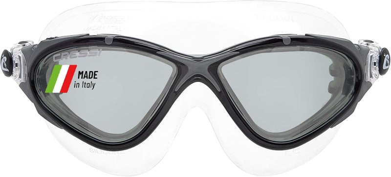 كريسي نظارات السباحة Cressi Planet Goggles – نظارات عالية الجودة للسباحة وحمامات السباحة وسباقات الترياثلون وجميع الرياضات المائية، مقاس واحد، مناسبة للبالغين من كلا الجنسين - Image 1