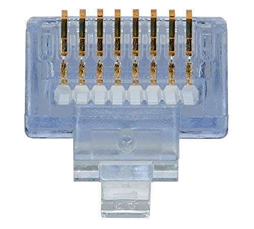 UbiGear 1000 Pcs RJ45 CAT5 CAT5e 8P8C Modular Network Cable LAN Connector End Plug LOT - Image 2