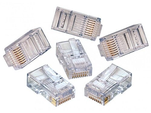 UbiGear 1000 Pcs RJ45 CAT5 CAT5e 8P8C Modular Network Cable LAN Connector End Plug LOT - Image 5