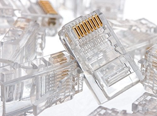 UbiGear 1000 Pcs RJ45 CAT5 CAT5e 8P8C Modular Network Cable LAN Connector End Plug LOT - Image 3