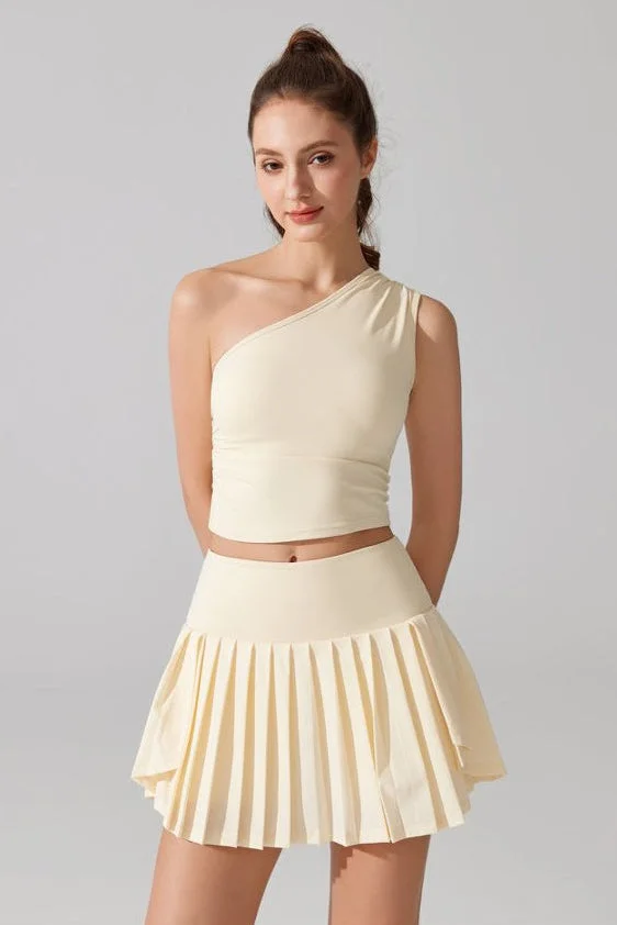 اس في ال Ariana Padel & Tennis Top with Built-in Bra and Removabla Pads