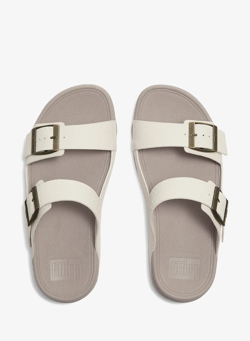FitFlop Cream Gogh Moc Casual Slides for Men | Best Price UAE