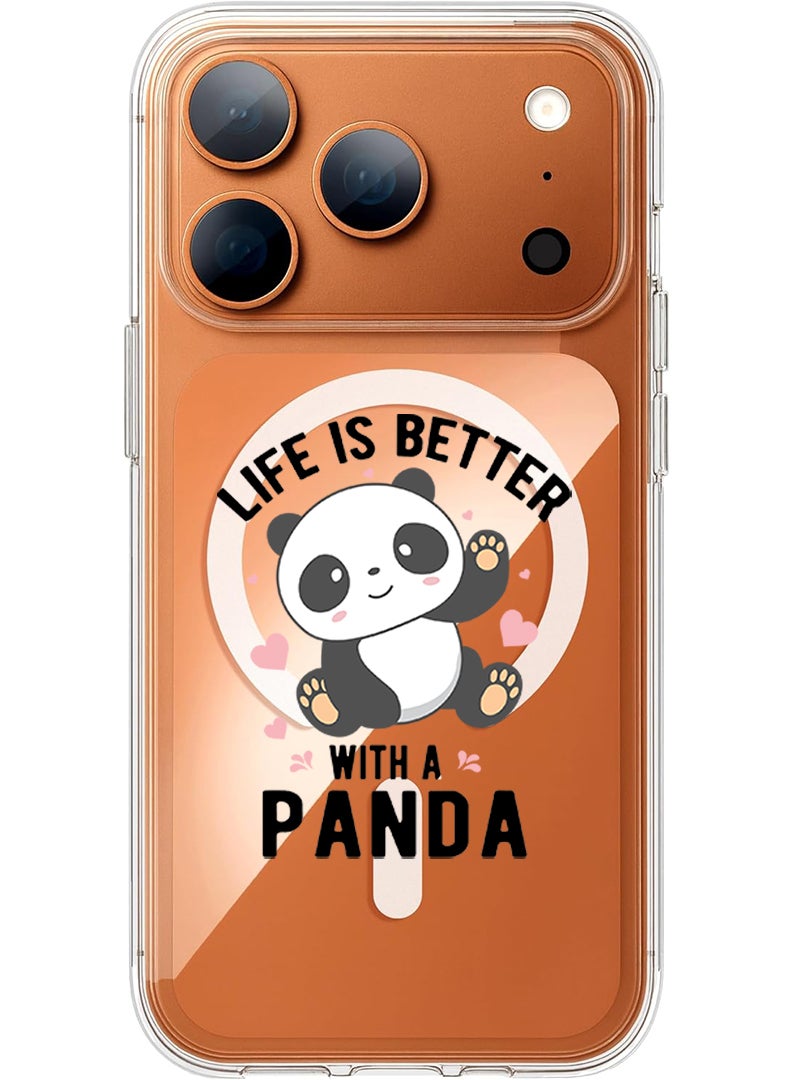 Theodor Magnetic Case for Apple iPhone 17 Pro Compatible with MagSafe Wireless Charging, Shockproof Phone Bumper Cover - Limited Edition - White - Image 1