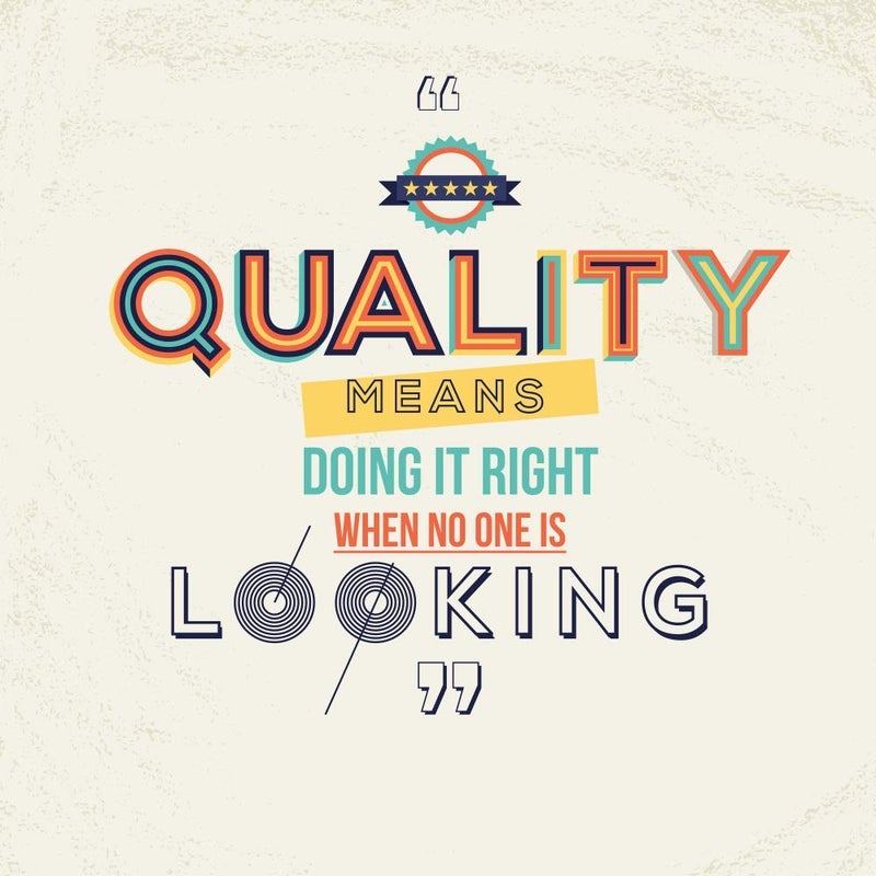 5 Ace quality means |Motivational quotes|Inspirational quotes|Gym Poster| wall sticker paper poster(size:12x18 inch),multicolor - Image 4