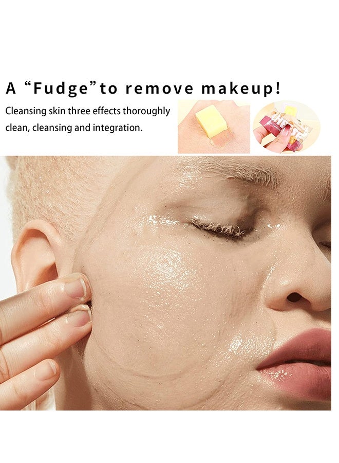 JULIA POP Makeup Cleansing Cream,Travel Size Face Cleansing Balm Makeup Remover Gentle Nourishing Facial Cleansing Melting Balm to Oil Mild Eye Lip Face 3-in-1 Refreshing Clean Balm Makeup Remover Oil Set for All Skin -8pcs  - Image 2