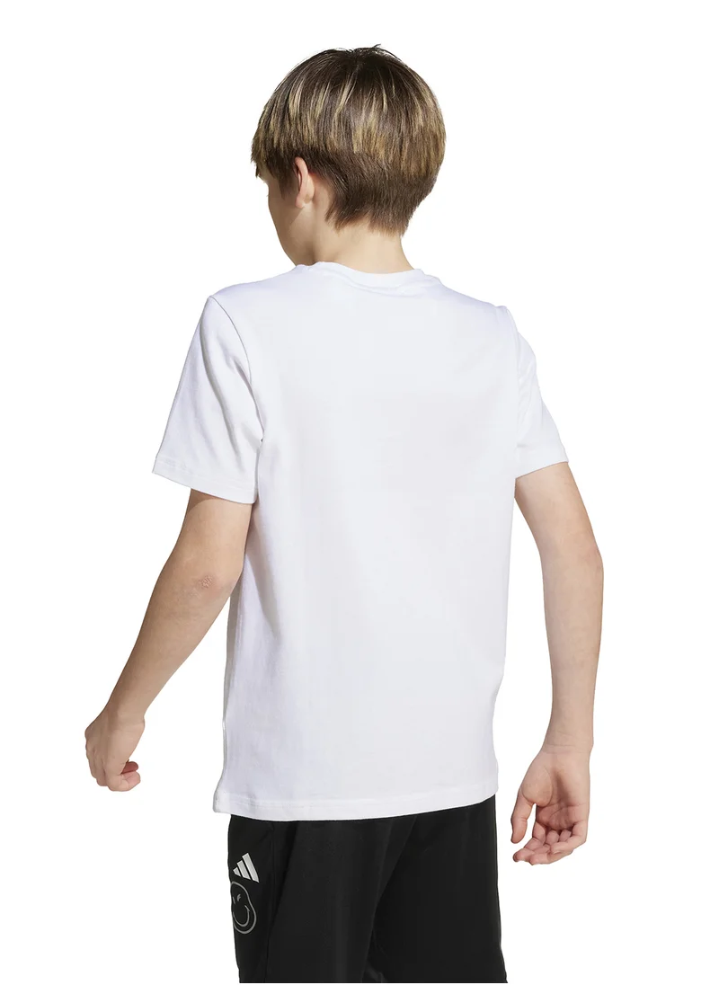 اديداس Youth Smiley World Graphic T-Shirt