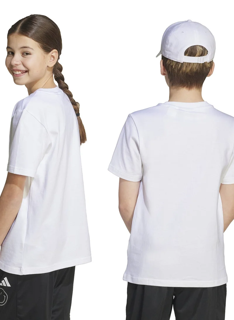 Adidas Youth Smiley World Graphic T-Shirt