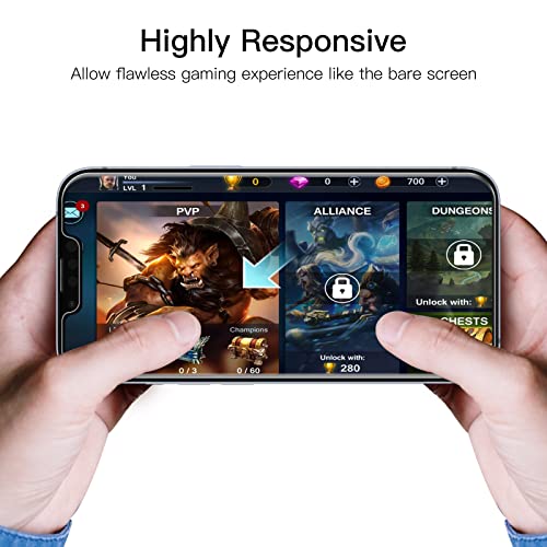 Jetech حماية شاشة JETech لجهاز iPhone 16e 2025، iPhone 14 بحجم 6.1 بوصة، فيلم زجاج مقسى، عبوة 3 قطع - Image 5