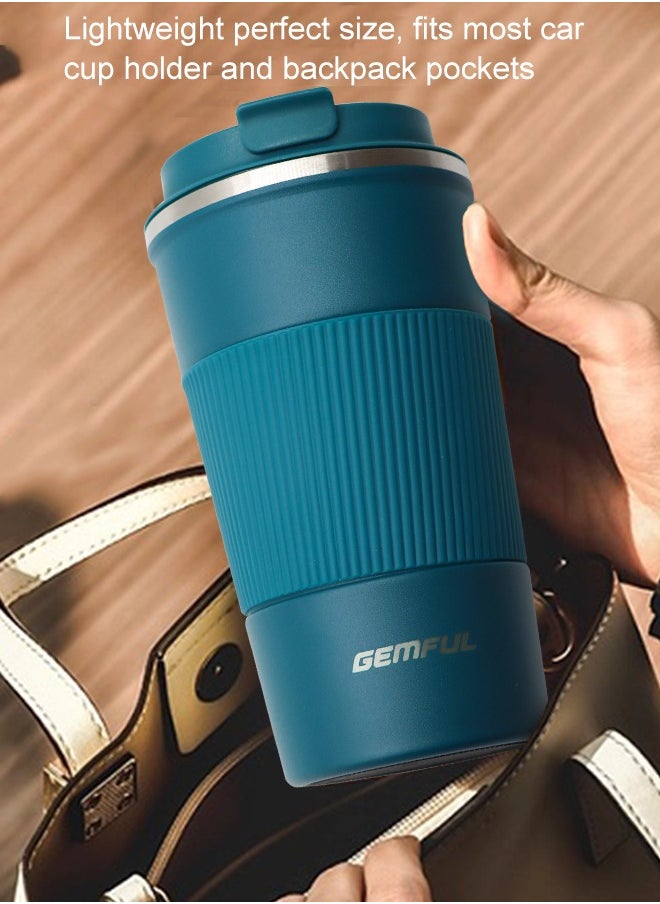 GEMFUL - Travel Coffee Mug Stainless Steel Vacuum Ice and Hot Drinks Insulated Tumbler for Home Office Outdoor Works - Image 1