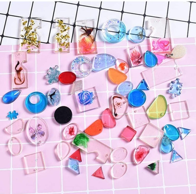 Eoast 3Pcs Resin Mould for DIY Jewellery Keychains Pendant Epoxy Resin Art Kit Resin Jewellery DIY Making Tool - Image 4