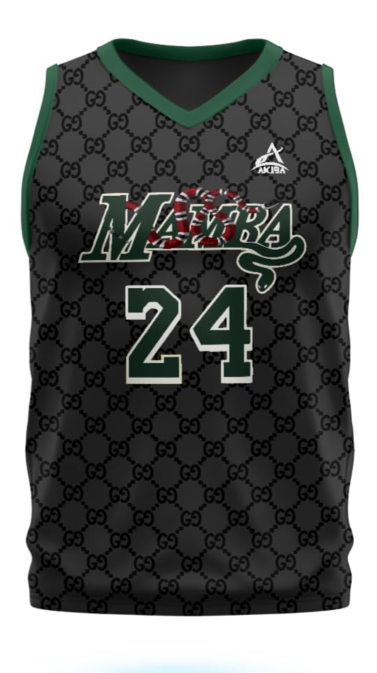 AKIBA "Mamba Basketball Jersey (in, Numeric, 46, Blue) - Image 4
