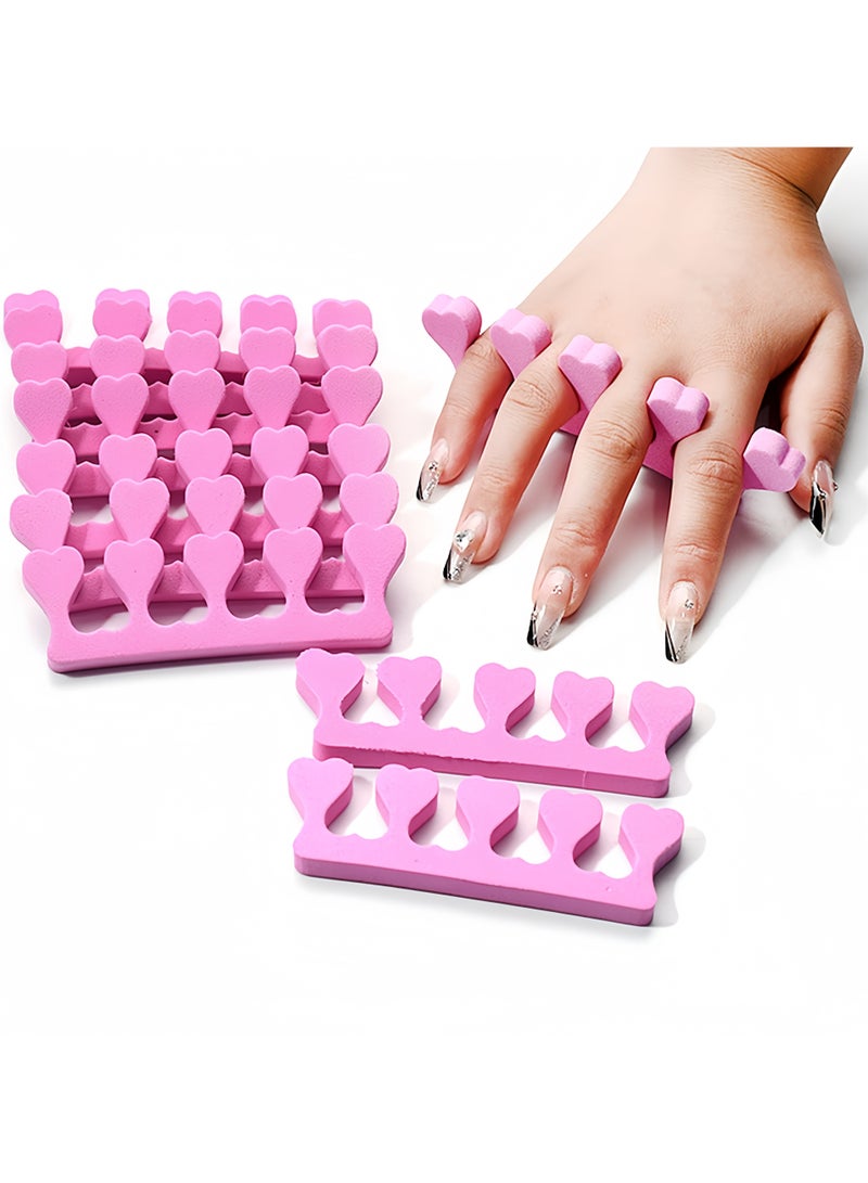 غنافوتو 20 قطعة من فواصل أصابع القدم الإسفنجية، فواصل أصابع القدم الإسفنجية، فواصل أصابع القدم الإسفنجية، فواصل أصابع القدم الإسفنجية، أدوات إكسسوارات فن الأظافر - Image 2