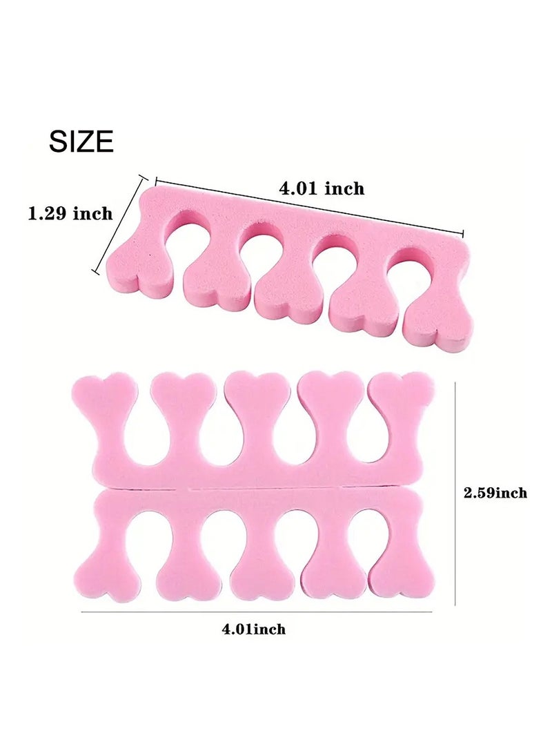 غنافوتو 20 قطعة من فواصل أصابع القدم الإسفنجية، فواصل أصابع القدم الإسفنجية، فواصل أصابع القدم الإسفنجية، فواصل أصابع القدم الإسفنجية، أدوات إكسسوارات فن الأظافر - Image 3