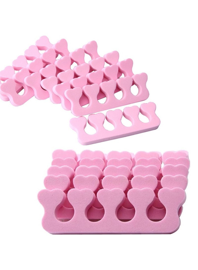 غنافوتو 20 قطعة من فواصل أصابع القدم الإسفنجية، فواصل أصابع القدم الإسفنجية، فواصل أصابع القدم الإسفنجية، فواصل أصابع القدم الإسفنجية، أدوات إكسسوارات فن الأظافر - Image 1